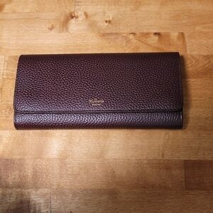 Mulberry oxblood/Burgandy Textured Wallet